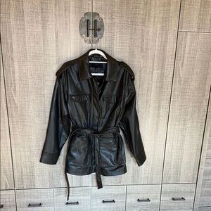Zara Faux Leather Jacket